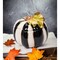 Ceramic Black And White Pumpkin Box Gift 3.5 Inch Kitchen Fall Halloween
